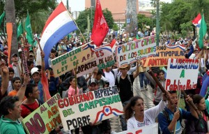 26 de março greve geral no Paraguai